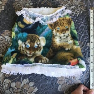 Fleece dog vest sweater shirt